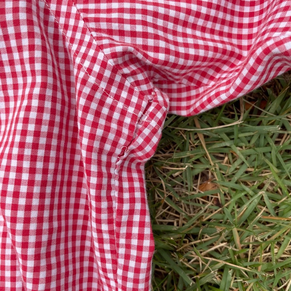 Izod Shirt Mens 2XL Pink Plaid Long Sleeve Button Down Cotton Blend - Picture 6 of 6